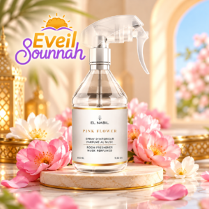 spray d’intérieur pink flower – el nabil 350 ml